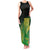 New Zealand Aotearoa Ruru Family Matching Tank Maxi Dress and Hawaiian Shirt Maori Fern Art Green