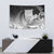 New Zealand Aotearoa Ruru Tapestry Maori Fern Art Black