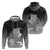 New Zealand Aotearoa Ruru Zip Hoodie Maori Fern Art Black