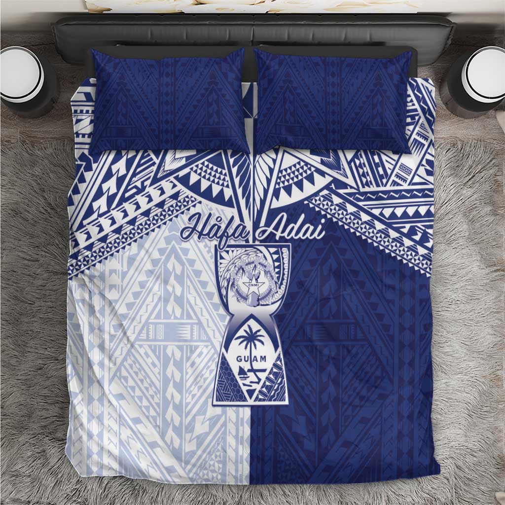 Northern Mariana Islands And Guam Bedding Set Latte Stone With Tribal Pattern