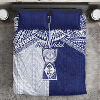 Northern Mariana Islands And Guam Bedding Set Latte Stone With Tribal Pattern