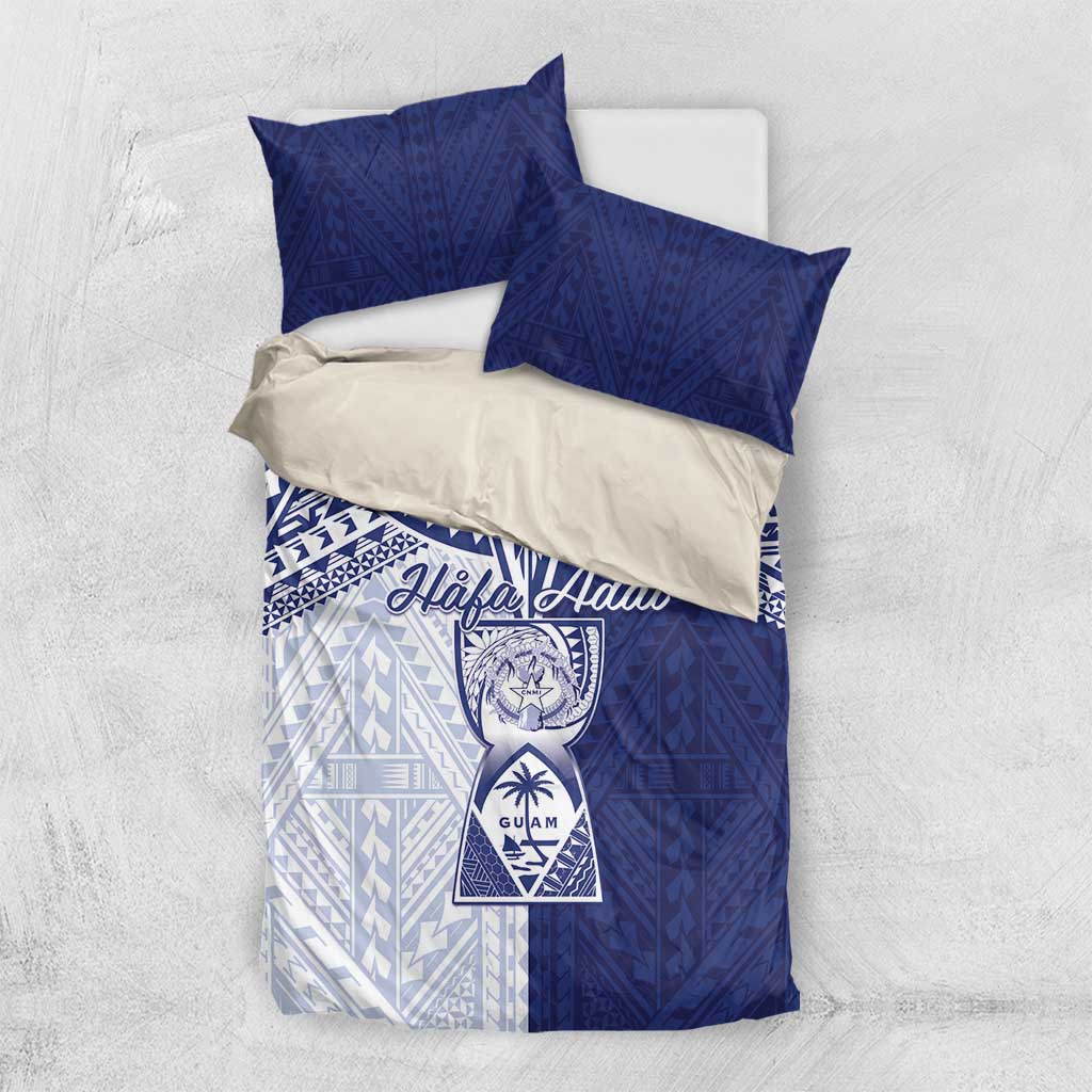 Northern Mariana Islands And Guam Bedding Set Latte Stone With Tribal Pattern