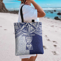 Northern Mariana Islands And Guam Tote Bag Latte Stone With Tribal Pattern