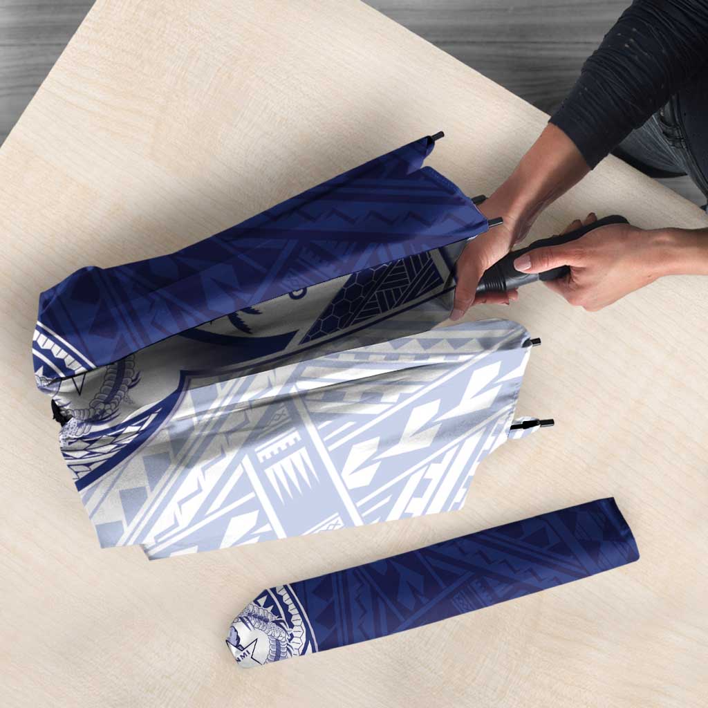 Northern Mariana Islands And Guam Umbrella Latte Stone With Tribal Pattern