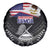 American Samoa Flag Day Spare Tire Cover Bald Eagle With Polynesian Pattern