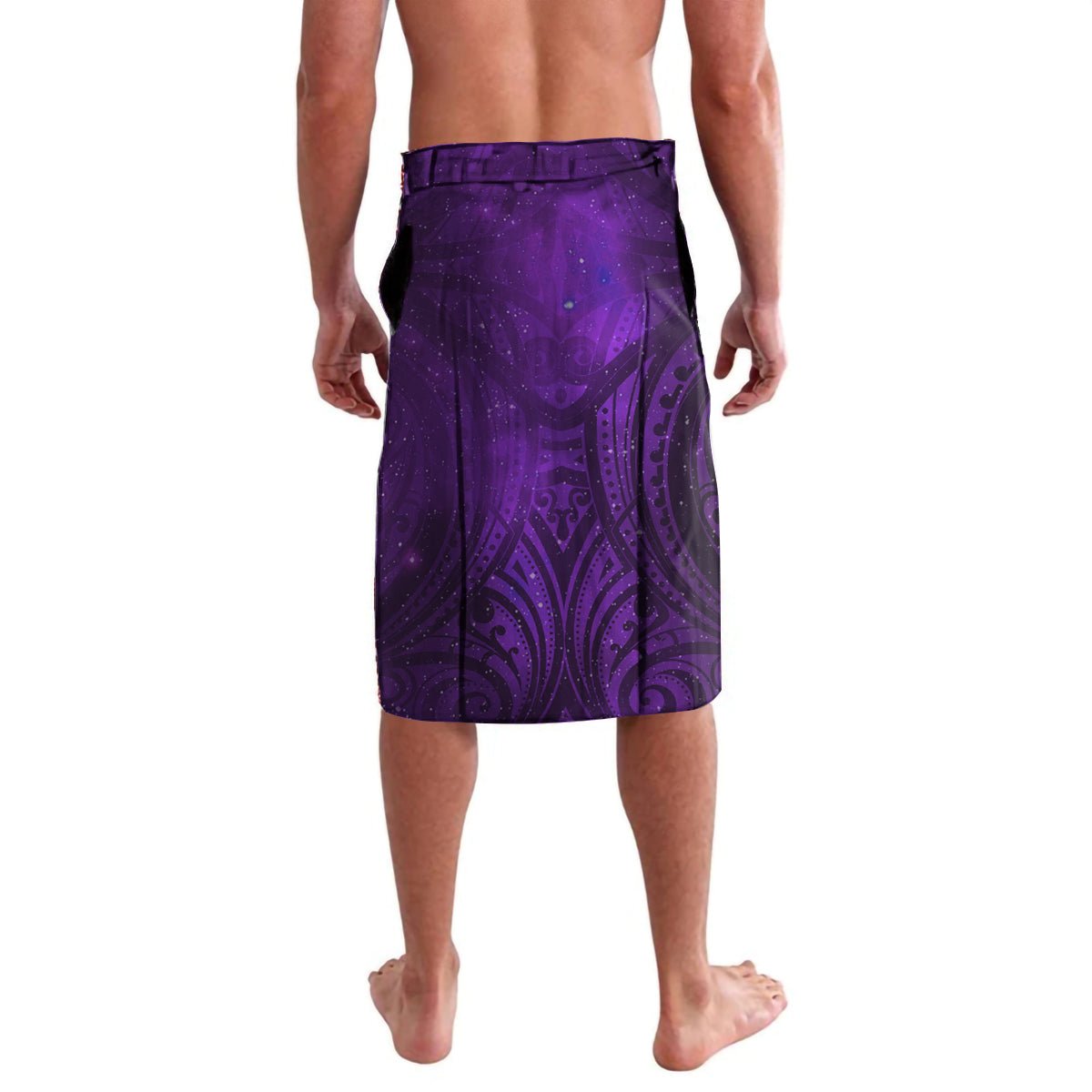 New Zealand Dream Catcher Lavalava Maori Koru Pattern Purple Version