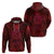 New Zealand Dream Catcher Hoodie Maori Koru Pattern Red Version