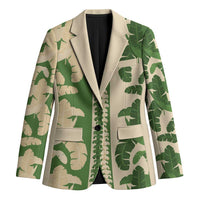 Hawaii Pua Kenikeni Lei Blazer With Lau Maia Green