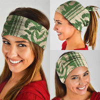 Hawaii Pua Kenikeni Lei Neck Gaiter With Lau Maia Green