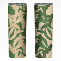 Hawaii Pua Kenikeni Lei Skinny Tumbler With Lau Maia Green
