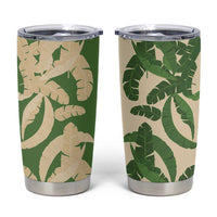 Hawaii Pua Kenikeni Lei Tumbler Cup With Lau Maia Green
