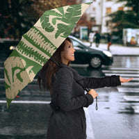 Hawaii Pua Kenikeni Lei Umbrella With Lau Maia Green