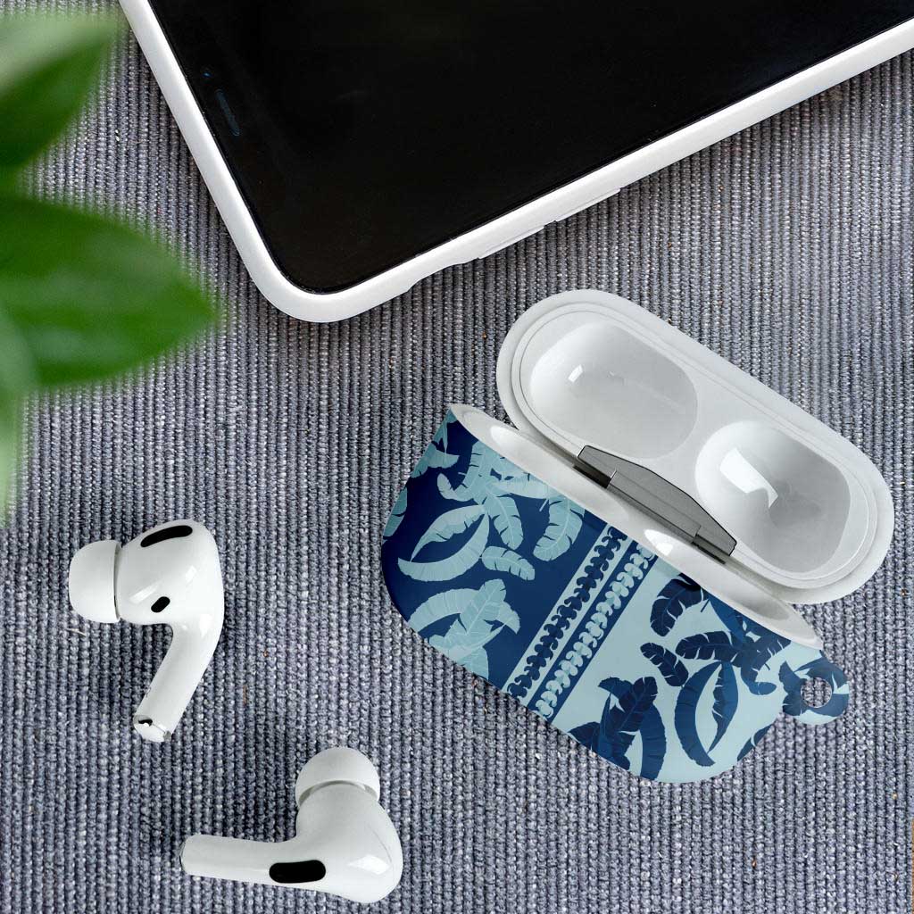 Hawaii Pua Kenikeni Lei AirPods Case With Lau Maia Royal Blue