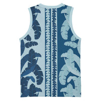 Hawaii Pua Kenikeni Lei Basketball Jersey With Lau Maia Royal Blue
