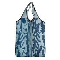 Hawaii Pua Kenikeni Lei Grocery Bag With Lau Maia Royal Blue