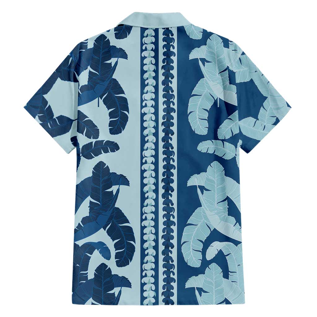 Hawaii Pua Kenikeni Lei Hawaiian Shirt With Lau Maia Royal Blue
