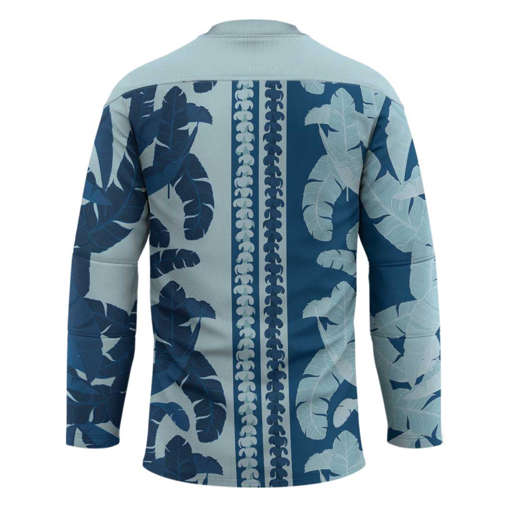 Hawaii Pua Kenikeni Lei Hockey Jersey With Lau Maia Royal Blue