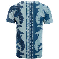 Hawaii Pua Kenikeni Lei T Shirt With Lau Maia Royal Blue