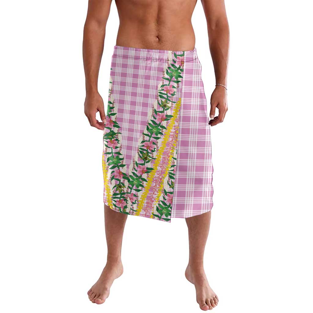 Hawaii Pikake Lokelani Plumeria Lei Lavalava Pink Palaka Motifs