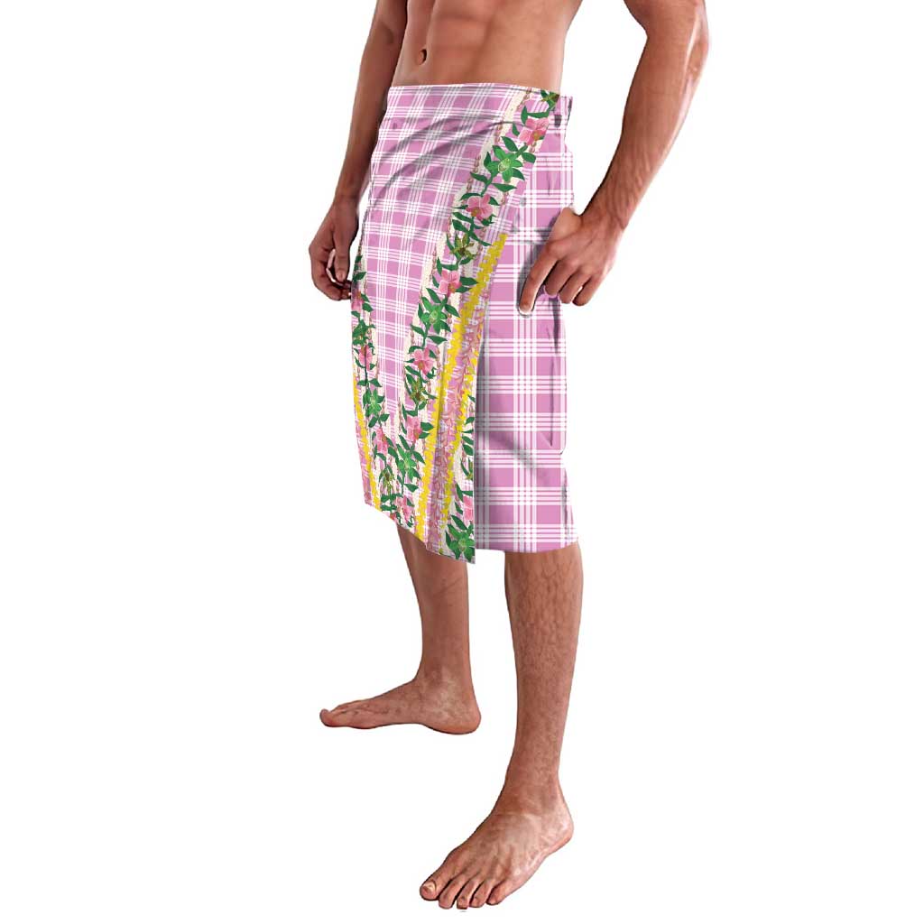 Hawaii Pikake Lokelani Plumeria Lei Lavalava Pink Palaka Motifs