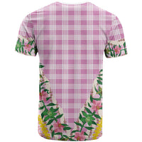 Hawaii Pikake Lokelani Plumeria Lei T Shirt Pink Palaka Motifs
