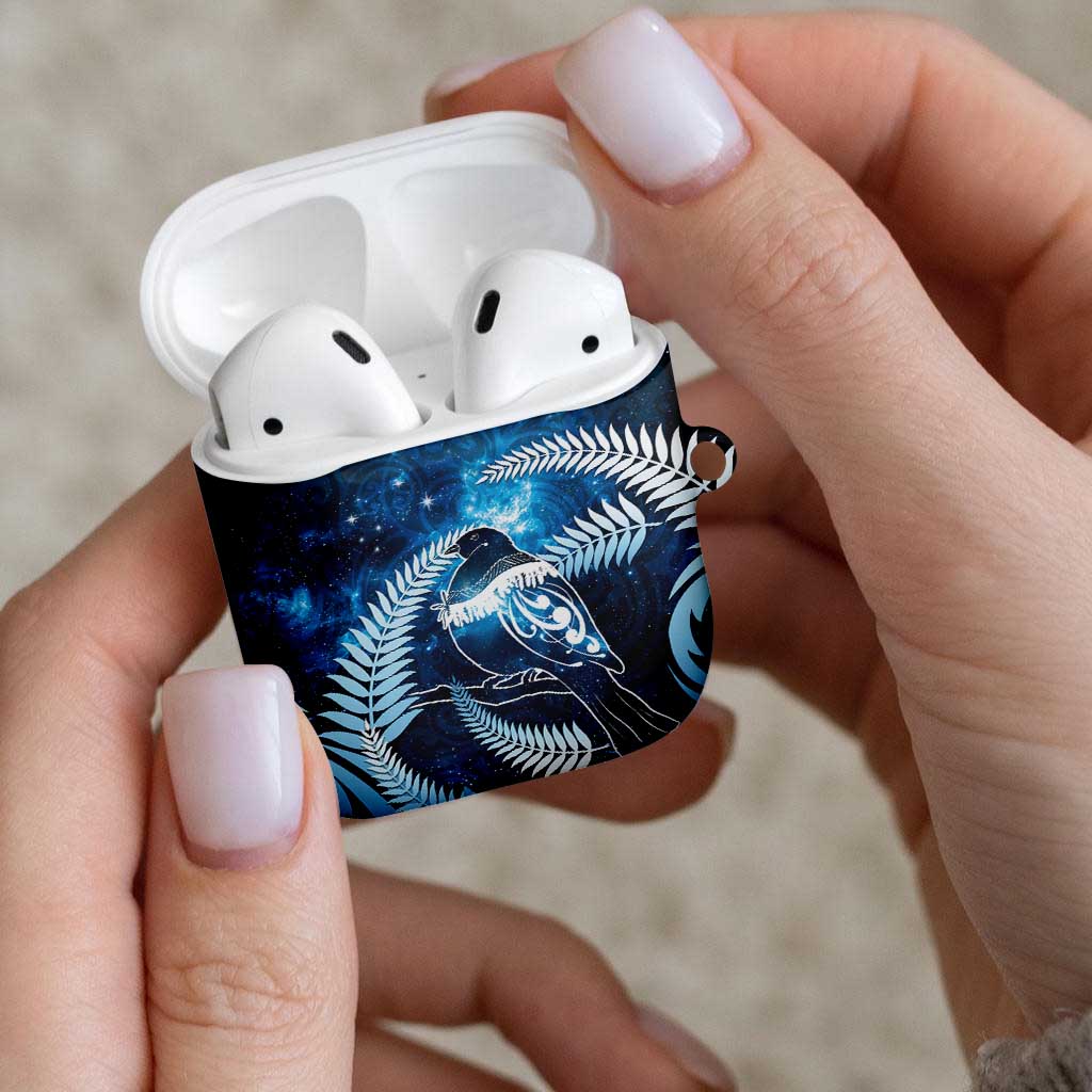 New Zealand Matariki AirPods Case Pigeon Kereru Maori Fern Art LT05 - Polynesian Pride