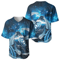New Zealand Matariki Baseball Jersey Pigeon Kereru Maori Fern Art