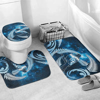 New Zealand Matariki Bathroom Set Pigeon Kereru Maori Fern Art