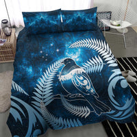 New Zealand Matariki Bedding Set Pigeon Kereru Maori Fern Art