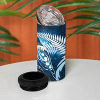 New Zealand Matariki 4 in 1 Can Cooler Tumbler Pigeon Kereru Maori Fern Art LT05 - Polynesian Pride