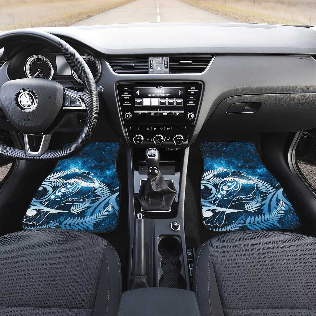 New Zealand Matariki Car Mats Pigeon Kereru Maori Fern Art