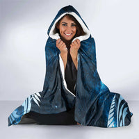 New Zealand Matariki Hooded Blanket Pigeon Kereru Maori Fern Art LT05 - Polynesian Pride