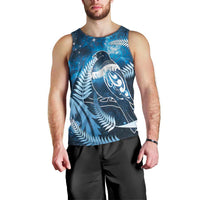 New Zealand Matariki Men Tank Top Pigeon Kereru Maori Fern Art LT05 - Polynesian Pride