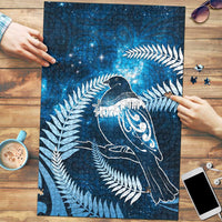 New Zealand Matariki Puzzle Pigeon Kereru Maori Fern Art
