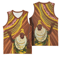Hawaii King Kamehameha Basketball Jersey Hawaiian Kakau Pattern With Leis