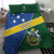 Solomon Islands Independence Day Bedding Set With Coat Of Arms