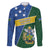 Personalised Solomon Islands Independence Day Family Matching Summer Maxi Dress and Hawaiian Shirt With Coat Of Arms