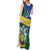 Personalised Solomon Islands Independence Day Tank Maxi Dress With Coat Of Arms