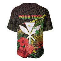 Personalized Hawaii Born and Raised Baseball Jersey Kanaka Maoli Flag Day