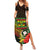 Personalized Hawaii Born and Raised Summer Maxi Dress Kanaka Maoli Flag Day