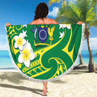 Cook Islands Happy Constitution Day Beach Blanket Pattern Tribal Art