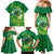 Cook Islands Happy Constitution Day Family Matching Mermaid Dress and Hawaiian Shirt Pattern Tribal Art
