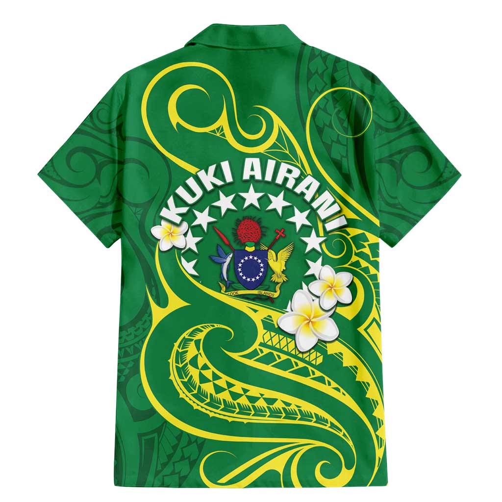 Cook Islands Happy Constitution Day Family Matching Mermaid Dress and Hawaiian Shirt Pattern Tribal Art