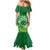 Cook Islands Happy Constitution Day Family Matching Mermaid Dress and Hawaiian Shirt Pattern Tribal Art