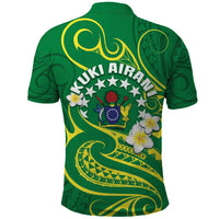Cook Islands Happy Constitution Day Polo Shirt Pattern Tribal Art