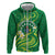 Cook Islands Happy Constitution Day Zip Hoodie Pattern Tribal Art