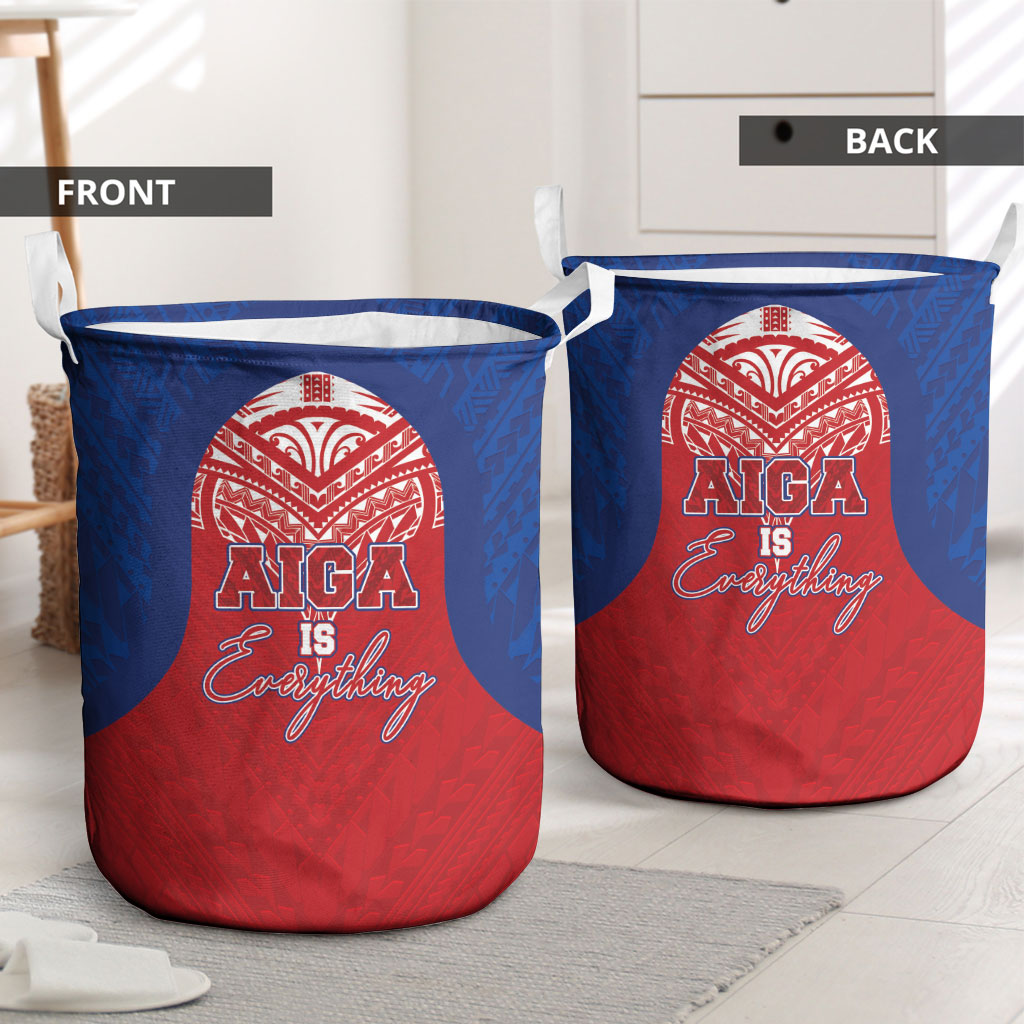 Aiga Samoa Laundry Basket Aiga Is Everything LT05 - Polynesian Pride