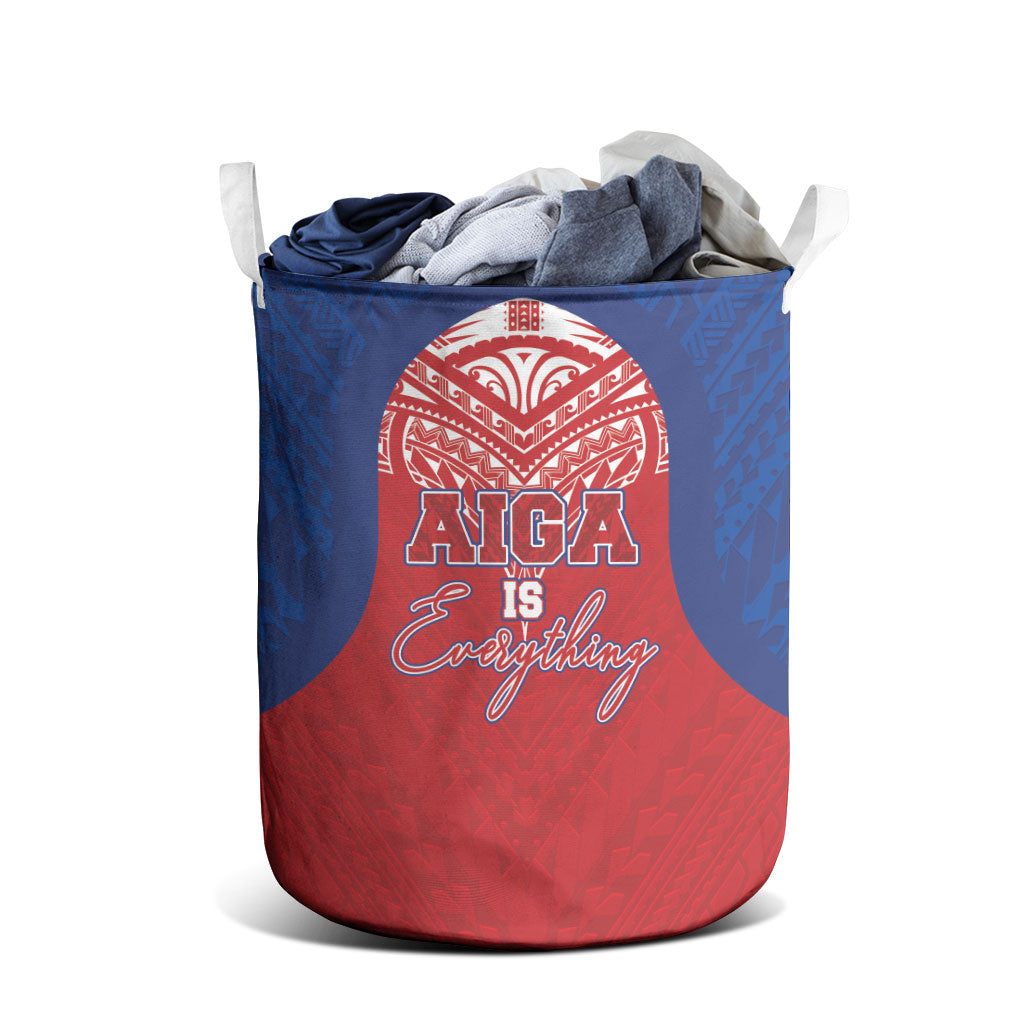 Aiga Samoa Laundry Basket Aiga Is Everything LT05 - Polynesian Pride