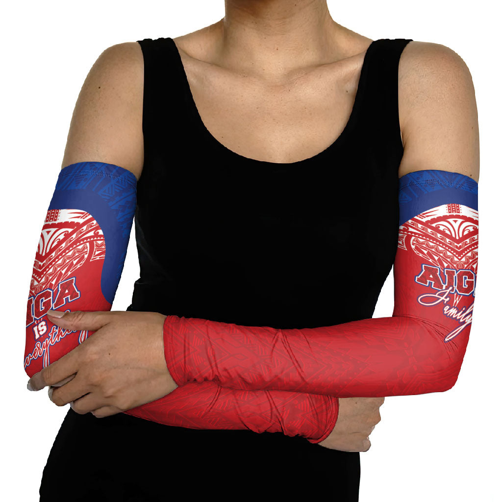 Aiga Samoa Arm Sleeves Aiga Is Everything LT05 - Polynesian Pride