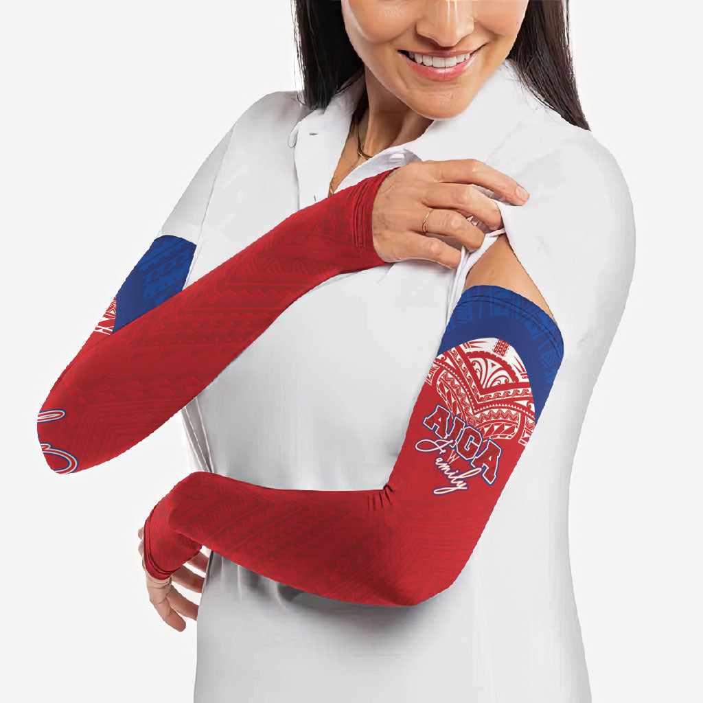 Aiga Samoa Arm Sleeves Aiga Is Everything LT05 - Polynesian Pride
